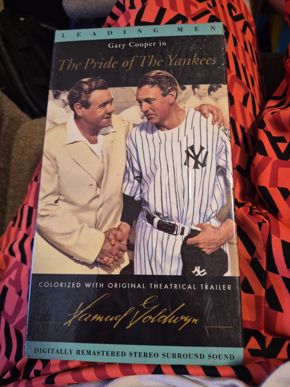 Sealed VHS Copy Of The Movie The Pride of the Yankees Starring Gary Cooper
